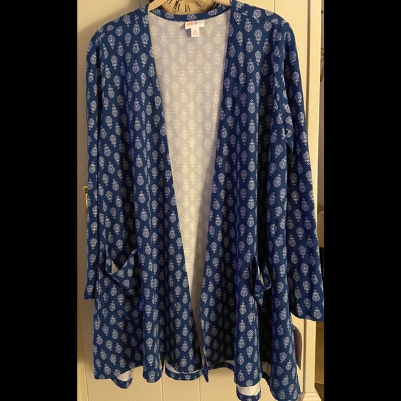 LuLaRoe Sweaters - NWT Caroline Cardigan Blue Beauty Sweater like Sof